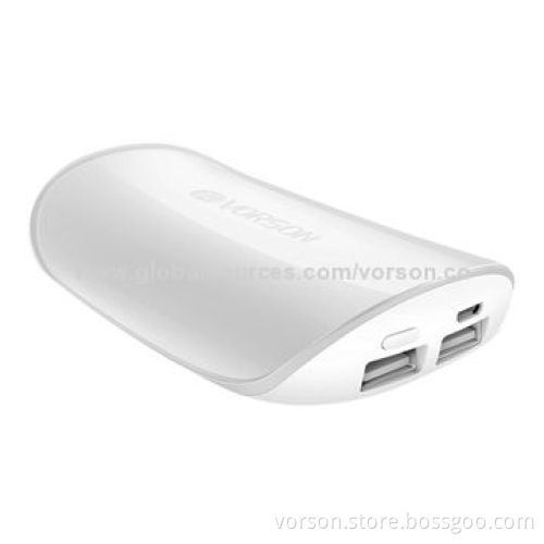 Original Design 6,000mAh Power Bank with Bi-color Injection Mold, Li-polymer Battery/Dual USB OutputNew
